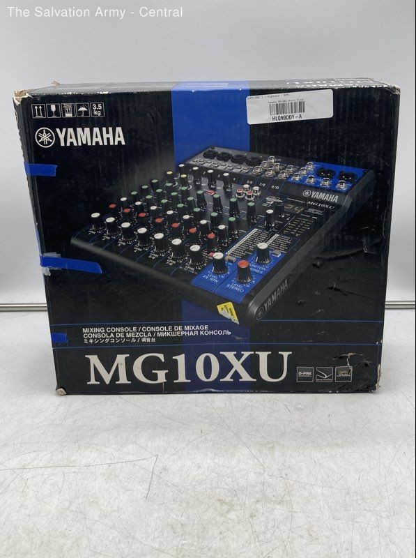 Yamaha MG10XU Black Built-In Effects USB Audio Mixer Digital Mixing Console