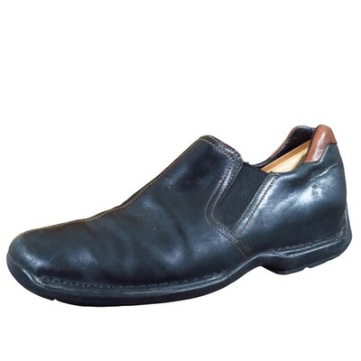 Cole Haan Zeno Men Casual Slip On Shoes Size 8.5 Daily Wear Black Leather