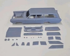 ABS-LIKE RESIN 3D PRINTED 1/25 1968 DODGE CORONET STATION WAGON BODY