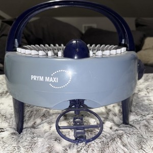 Prym Knitting Machine 43 with Crochet Hooks, Safety Eyes, and Yarn Needles