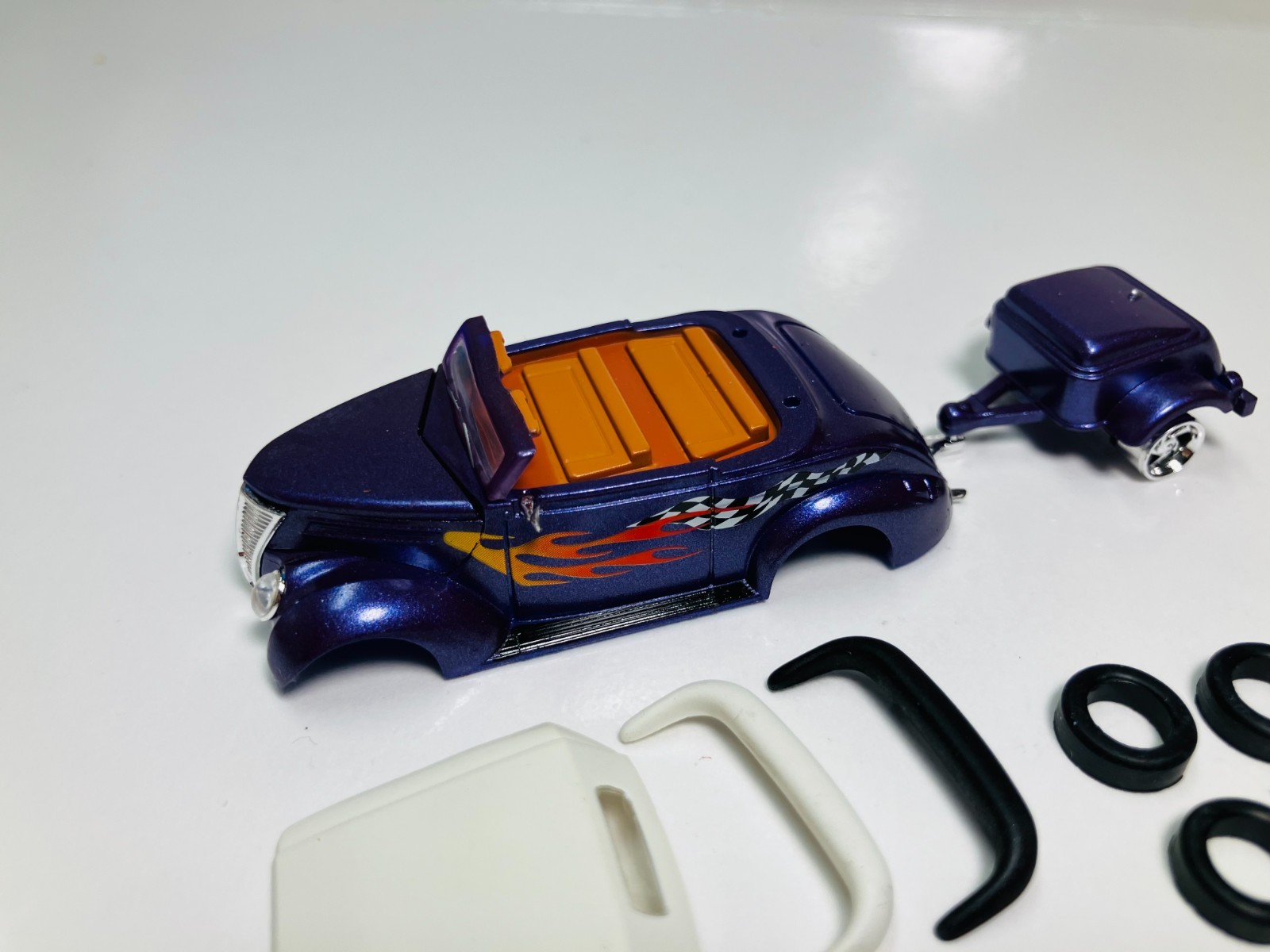 NU-RORA ~ " '32  FORD  Body kit & trailer " RARE ~ NEW~ for AFX  AURORA  TYCO #4