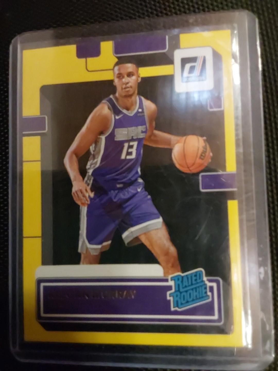 2022-23 Panini Donruss - Rated Rookie Yellow Flood #204 Keegan Murray (RC)