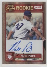 2011 Playoff Contenders Rookie Tickets Signatures Matt Purke #RT31 Auto 1k5