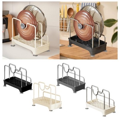 Topfdeckelhalter, Schneidebrettregal, Küchenorganizer, Kochgeschirrhalter, Aufbewahrung