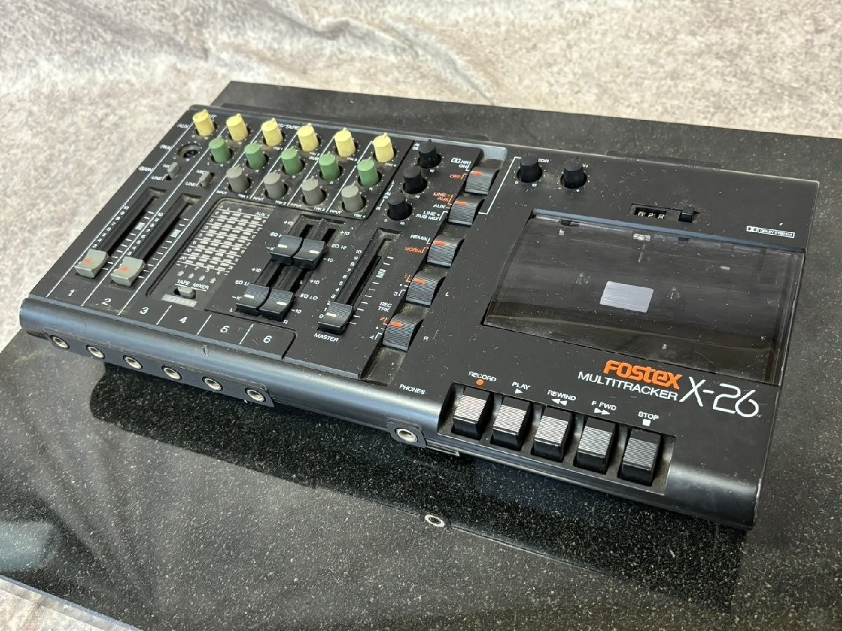 Fostex X-26 4-Track Cassette Recorder – Powers On - FOR PARTS not