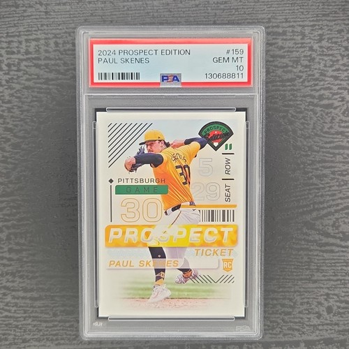 PSA 10 Paul Skenes Rookie 2024 Panini Prospect Edition - Paul Skenes #159 (RC)