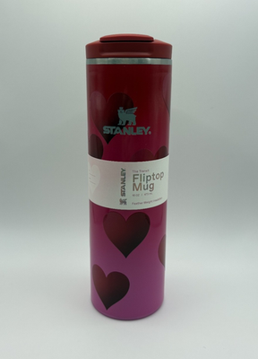 #ad Stanley Aero Light Fliptop Mug 16oz Valentine Bottle Red Rouge Heart Gradient $49.99