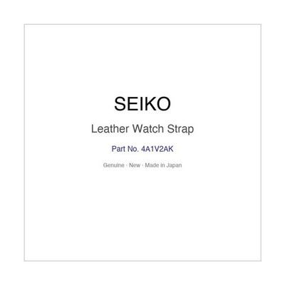 SEIKO 4A1V2AK Leather Watch Strap 24mm for SAEC003 SPB015J1 SPB015JC Genuine Jap