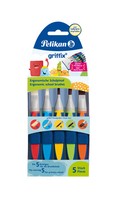 1 Bis 40X Pelikan Griffix Schulpinsel-Starter-Set, 5-Teilig - Spare Bis Zu 50%