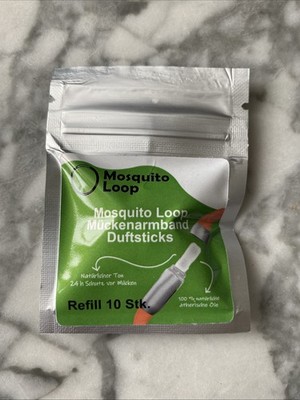 Mosquito Loop 1x Pack Aromasticks 10 Stk. Aluminiumflachbeutel Refill