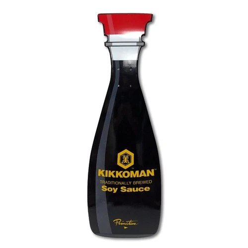 Primitive x Kikkoman "Bottle" CNC 10 Soy Sauce Bottle Graphic Skateboard Deck