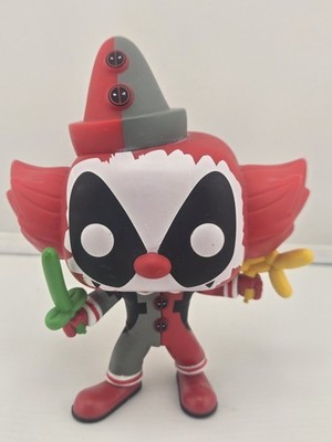 Funko Pop 2018 Marvel Deadpool Clown Bobble Head Red Gray Black Suit 5 