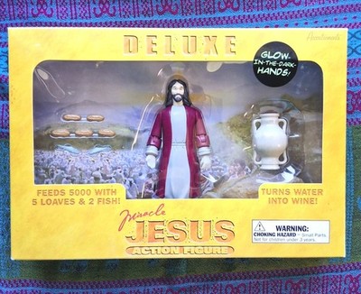 Deluxe Miracle Jesus Action Figure Accoutrements Sealed Glow Hands