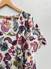 100 % Pure Cotton Kaftan Women's Clothing Evening Party Dress Floral Kaftan Robe