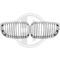 Diederichs KüHlergitter Passend FüR Bmw 1Er E81 E88 E82 Chrom/Schwarz