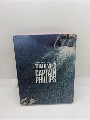 Captain Phillips (Blu-ray Disc, 2014, SteelBook) Rare Release