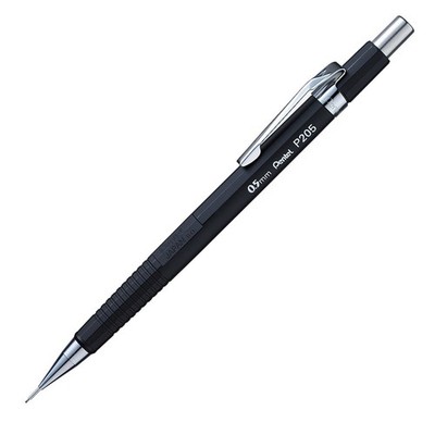 Pentel 205 - 0,5 mm, schwarzes Gehäuse 0,5 mm HB Druckbleistift