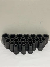 PROTO J76121 Impact Socket Set 1" Drive 21pcs (21) 6-Point