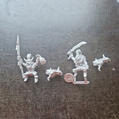 Oldhammer Warhammer fantasy Orks und Goblin Warboss 2x