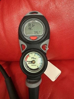 SCUBA NITROX Computer MARES 2 Gauge Computer Console w/ Pressure Gauge