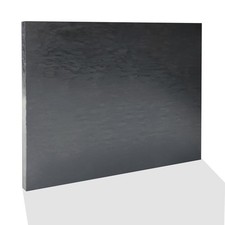 Delrin/Acetal Copolymer Plastic Sheet 1" Thick - 8" x 12" Black POM Plastic B...