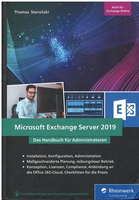 Microsoft Exchange Server 2019   Das Handbuch für Administratoren
