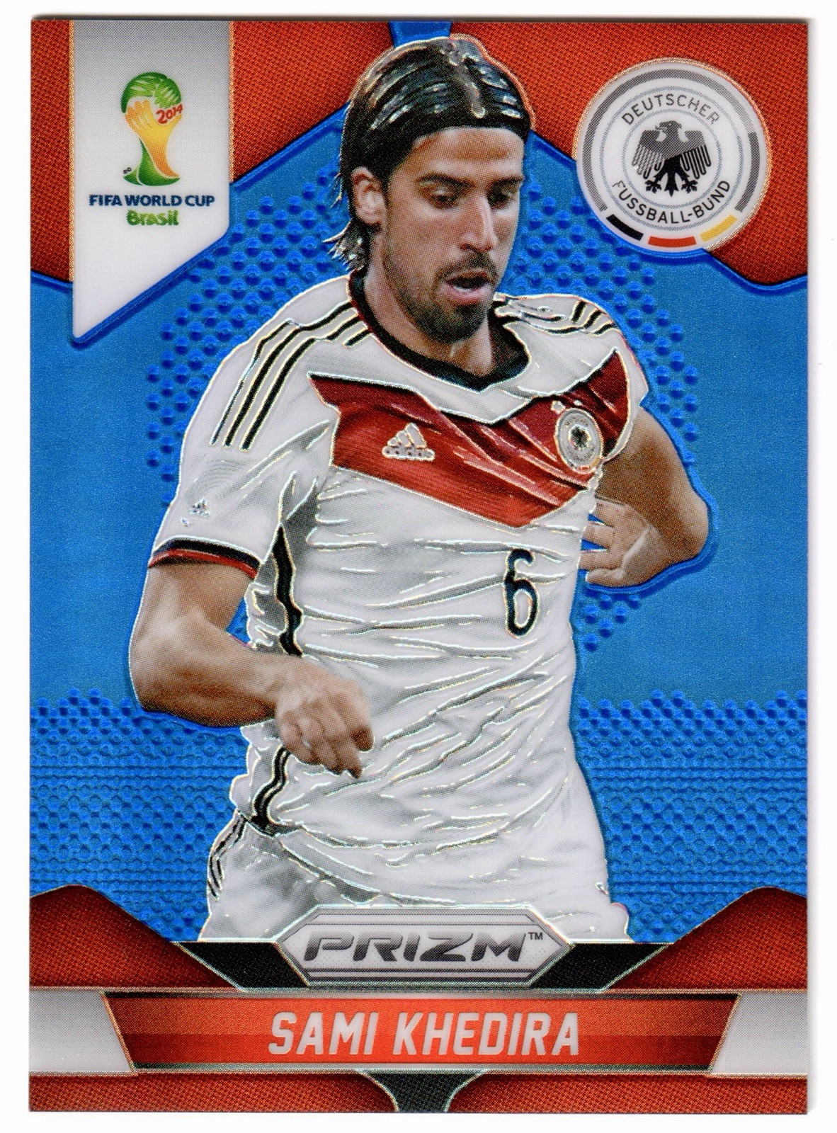 2014 Panini Prizm FIFA World Cup Sami Khedira Blue #87 /199