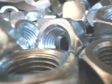 7/8-9 Finished Hex Nuts Grade 5 Coarse Thread Zinc Plated 25 Pieces