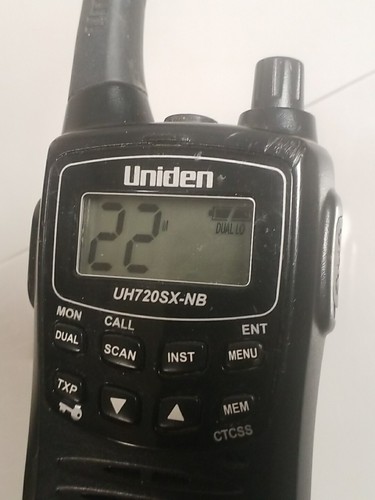 Uniden UH720SX-NB 2 watt UHF Radio - Zdjęcie 8 z 8
