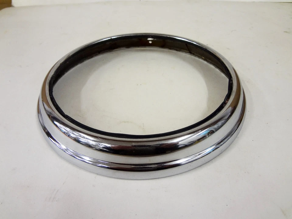 1941 Pontiac Headlight Bezel Trim Ring Rim Door Deluxe Custm Streamliner Torpedo - Image 4 of 4