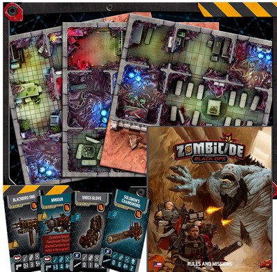 ZOMBICIDE BLACK PLAGUE NPC-1 CARTAS EQUIPO INGLES