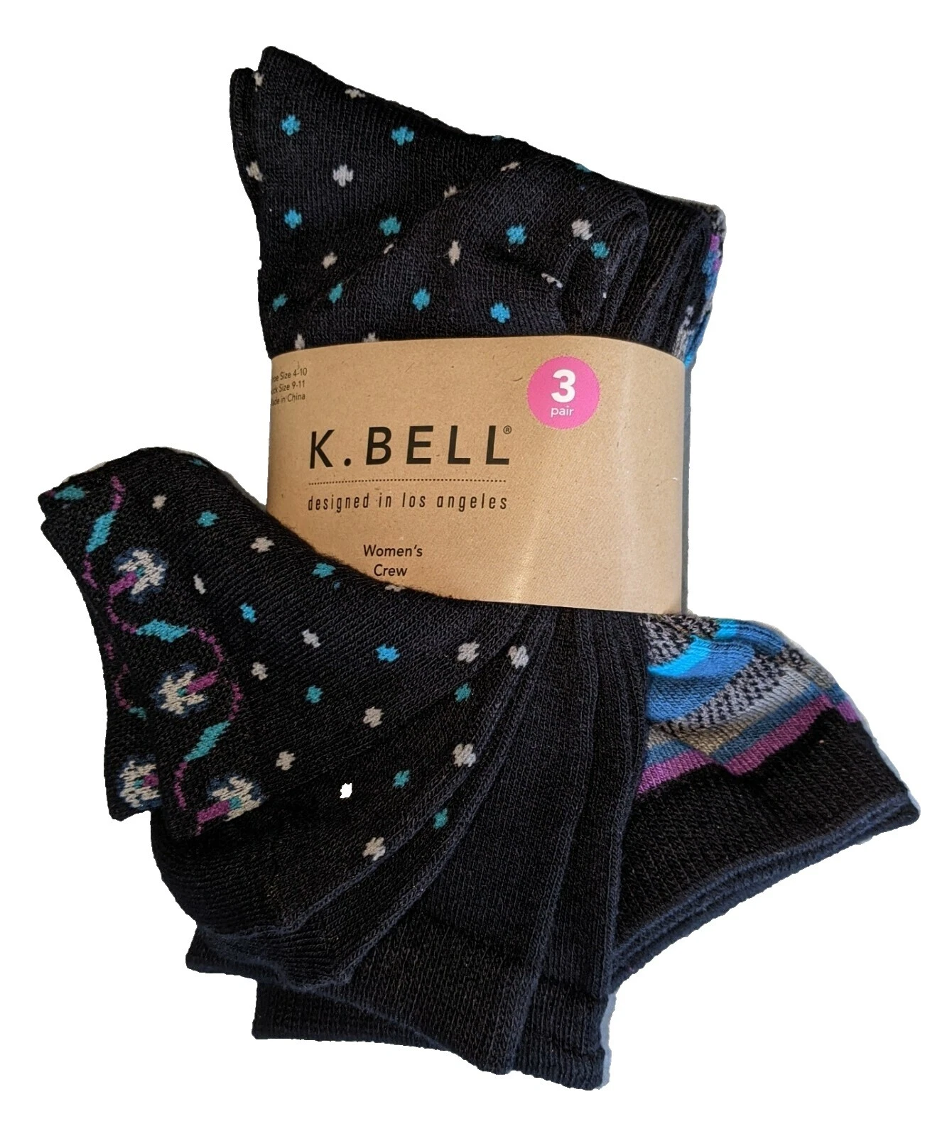 Calcetines para mujer Lun Dot K. Bell