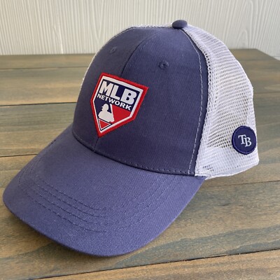 Tampa Bay Rays MLB Network Adjustable Snapback Hat SGA  One Size(HT6)