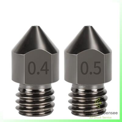 Creality Düse aus gehärtetem Stahl 3D Drucker MK8 Nozzle Ender, CR-10. Hardened