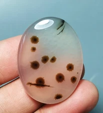 Natural polished Amazing Dendritic Moss Agate Pendant Stone Reiki Healing