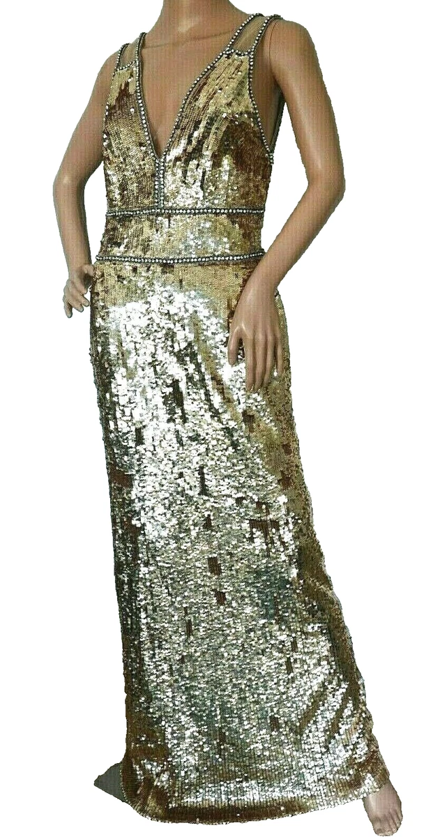 Jenny packham sequin evening cheap dress