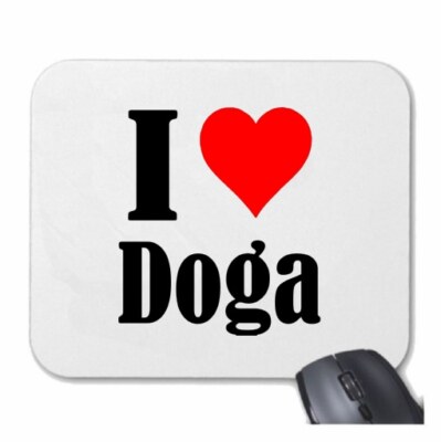 MOUSEPAD Mauspad I Love Doga Ich Liebe Doga