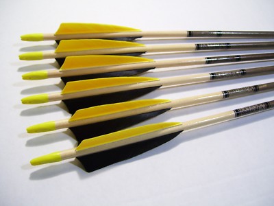 6 MATCHED CEDAR ARROWS  31''