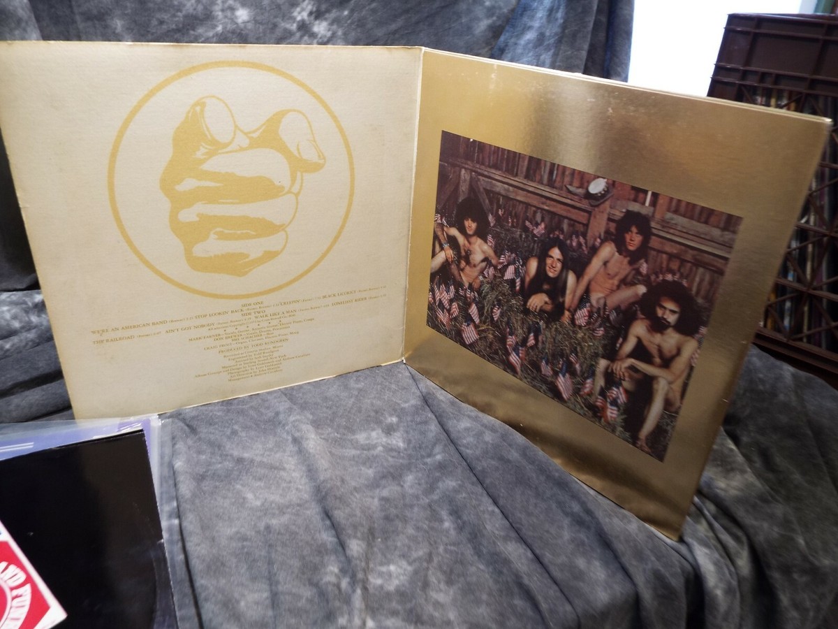 Grand Funk Railroad GOLD VINYL Original Capitol Rock LP VINYL
