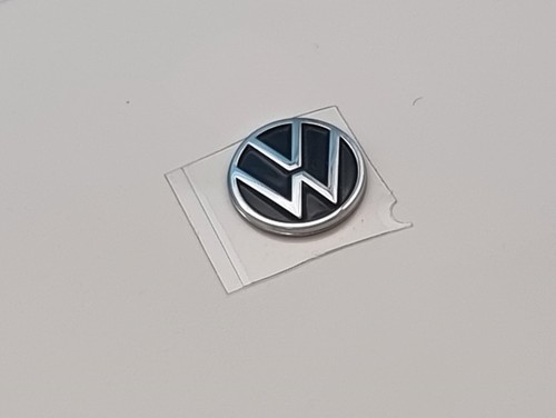 1x Original Volkswagen Schlüsselemblem Emblem selbstklebend mit neuem VW Logo - Bild 1 von 2