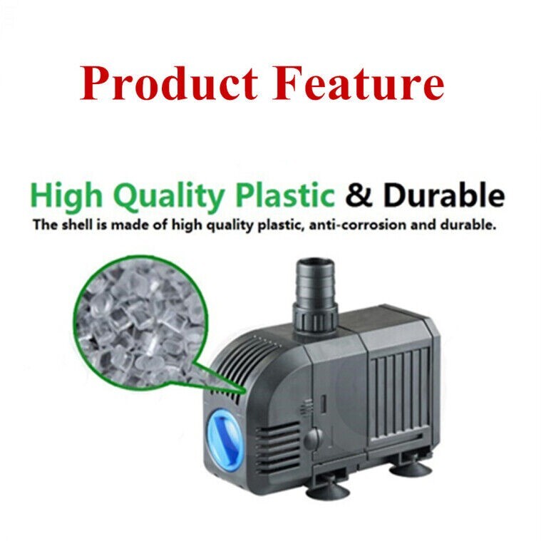 Submersible Water Pump Aquarium Fish Tank Koi Pond Garden fountain fall
