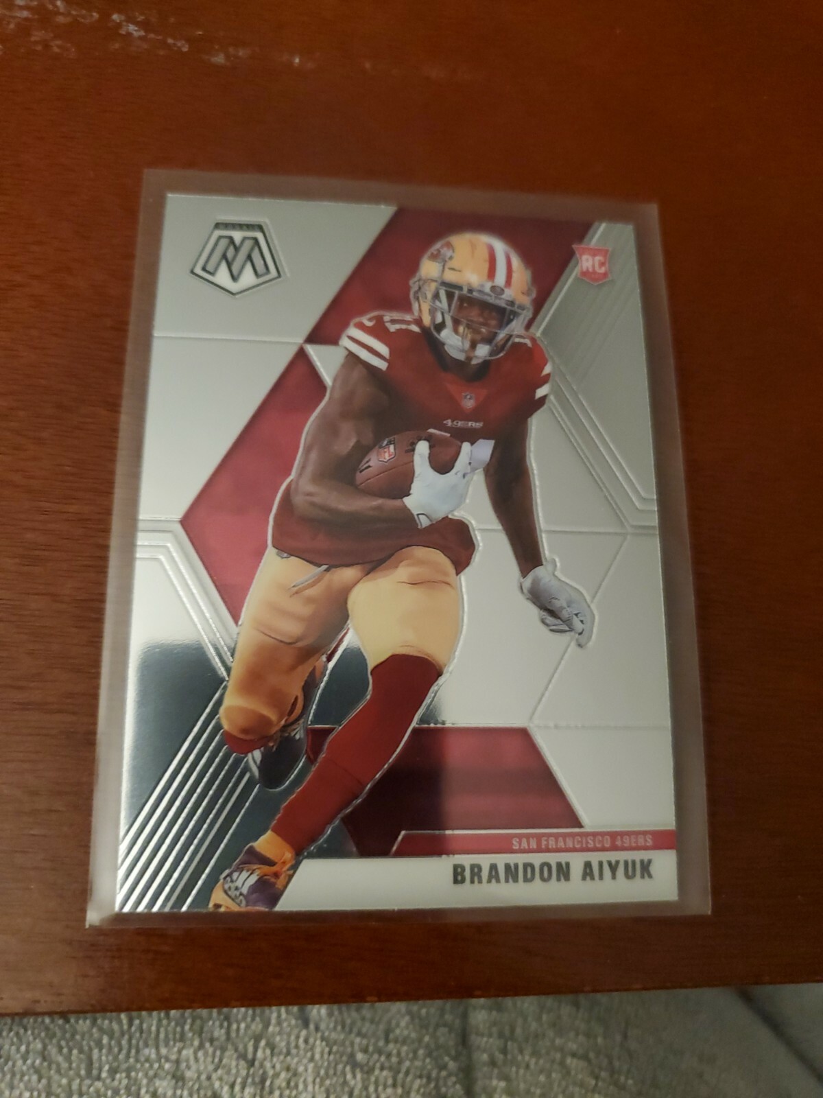2020 Panini Mosaic Brandon Aiyuk Rookie Base Card 49ers RC