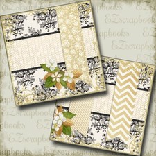 The Wedding Eight NPM - 2 Premade Scrapbook Pages - EZ Layout 5129