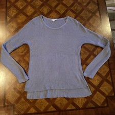Helmut Lang 3D Knit Fisherman Sweater Size M Grey Old Money Quiet Luxury Pre-Own