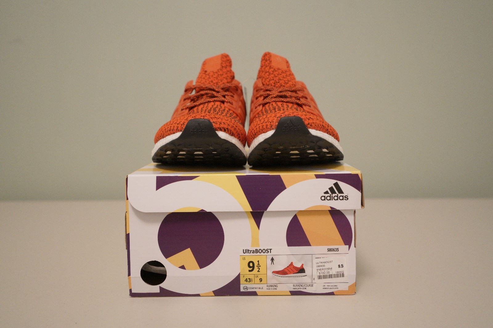 Adidas Ultra Boost 3.0 S80635 SIZE 9.5 Energy Red Adidas Ultra Boost 3.0 S80635 SIZE 9.5 Energy Red