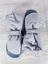 Unisex Kids MCTI Grey/ Black Outdoor Mittens Size 4