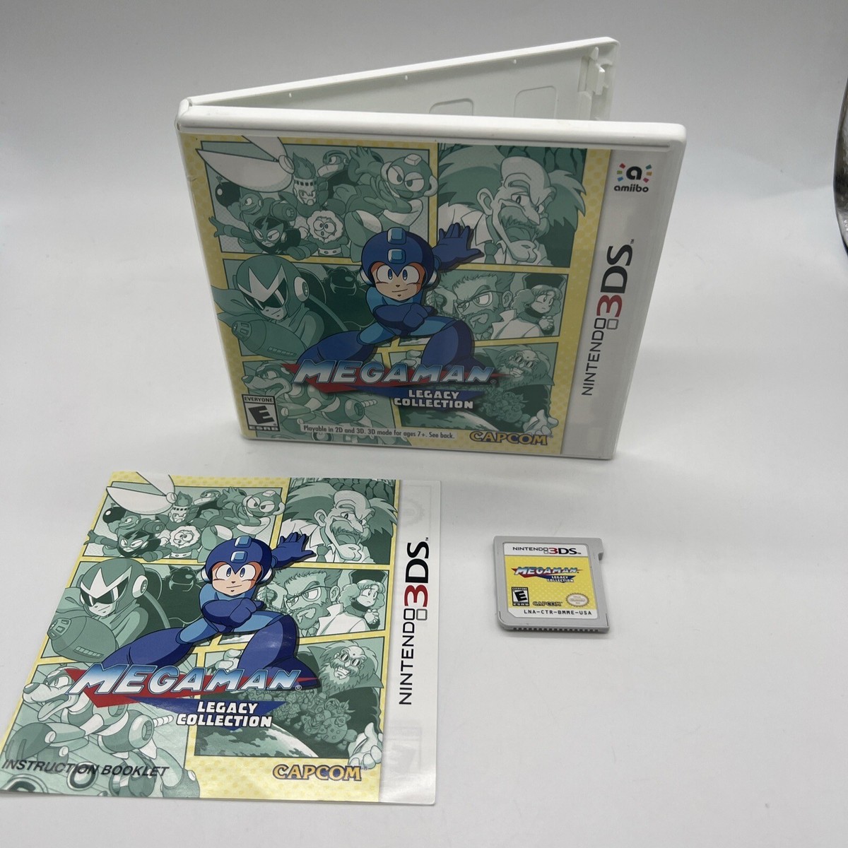 Mega Man Legacy Collection Nintendo 3DS XL 2DS Game w/Case