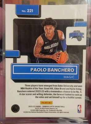 22-23 Optic Paolo Banchero (RC) Rated Rookie | eBay