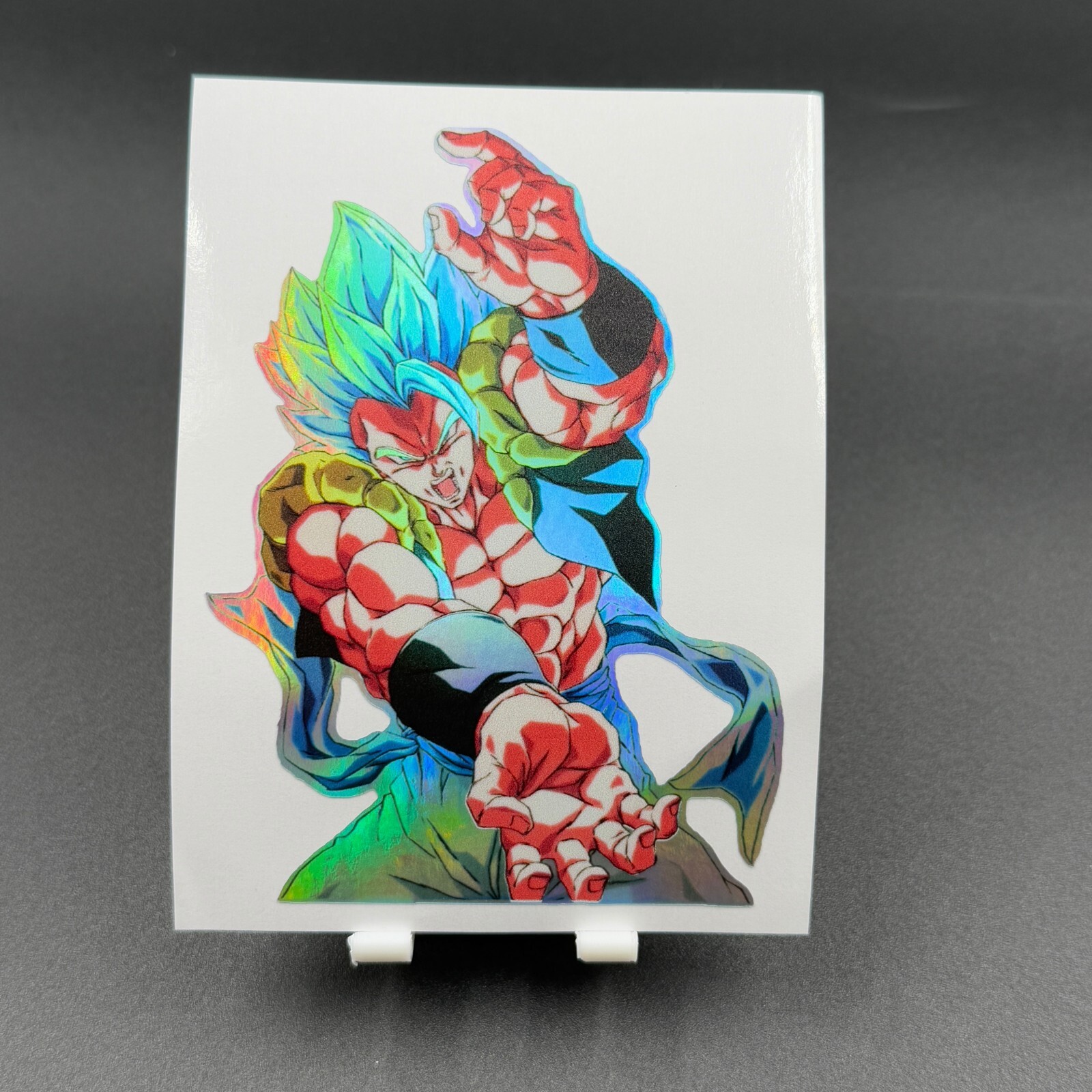 Dragon Ball Gogeta Super Saiyan Blue Final Kamehameha Holographic Sticker