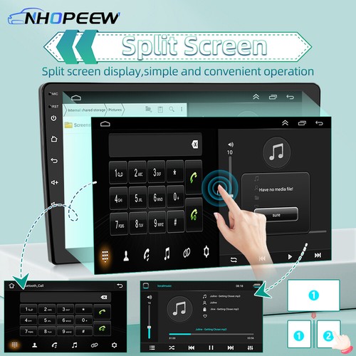10.1" Android 13 CarPlay Car Stereo Radio GPS NAVI BT For Jeep Liberty 2008-2011 - Picture 14 of 16